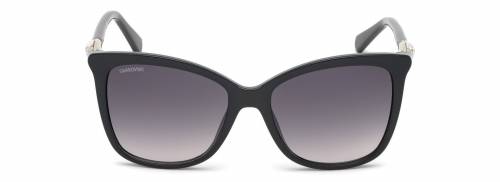 Sunčane naočale Swarovski SK0227: Boja: Black, Veličina: 55-19-135, Spol: ženske, Materijal: acetat