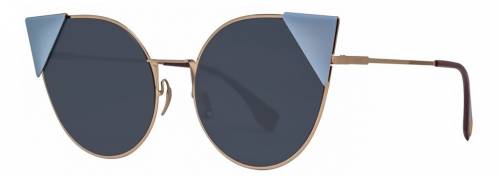 Sunčane naočale Fendi FF0190/S: Boja: Blue, Veličina: 57-19-140, Spol: ženske, Materijal: metal
