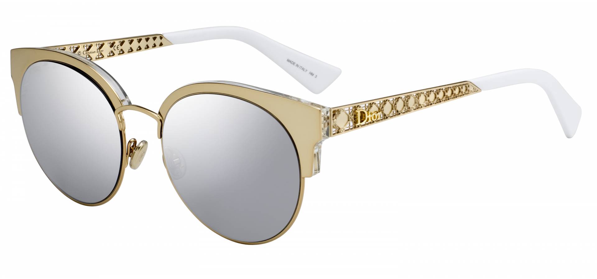 Sunčane naočale Christian Dior DIORAMAMINI: Boja: Gold, Veličina: 50/19/145, Spol: ženske, Materijal: metal