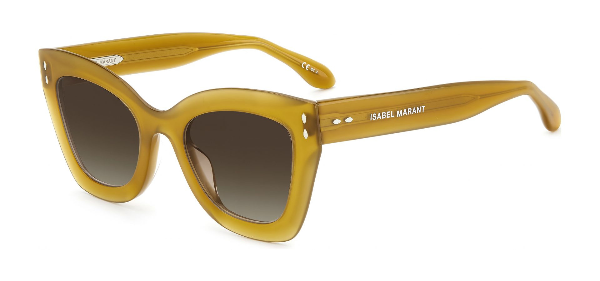 Sunčane naočale Isabel Marant IM 0050/G/S: Boja: Mustard, Veličina: 51, Spol: ženske, Materijal: acetat