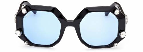Sunčane naočale Swarovski SK0375: Boja: Black, Veličina: 53-23-140, Spol: ženske, Materijal: acetat
