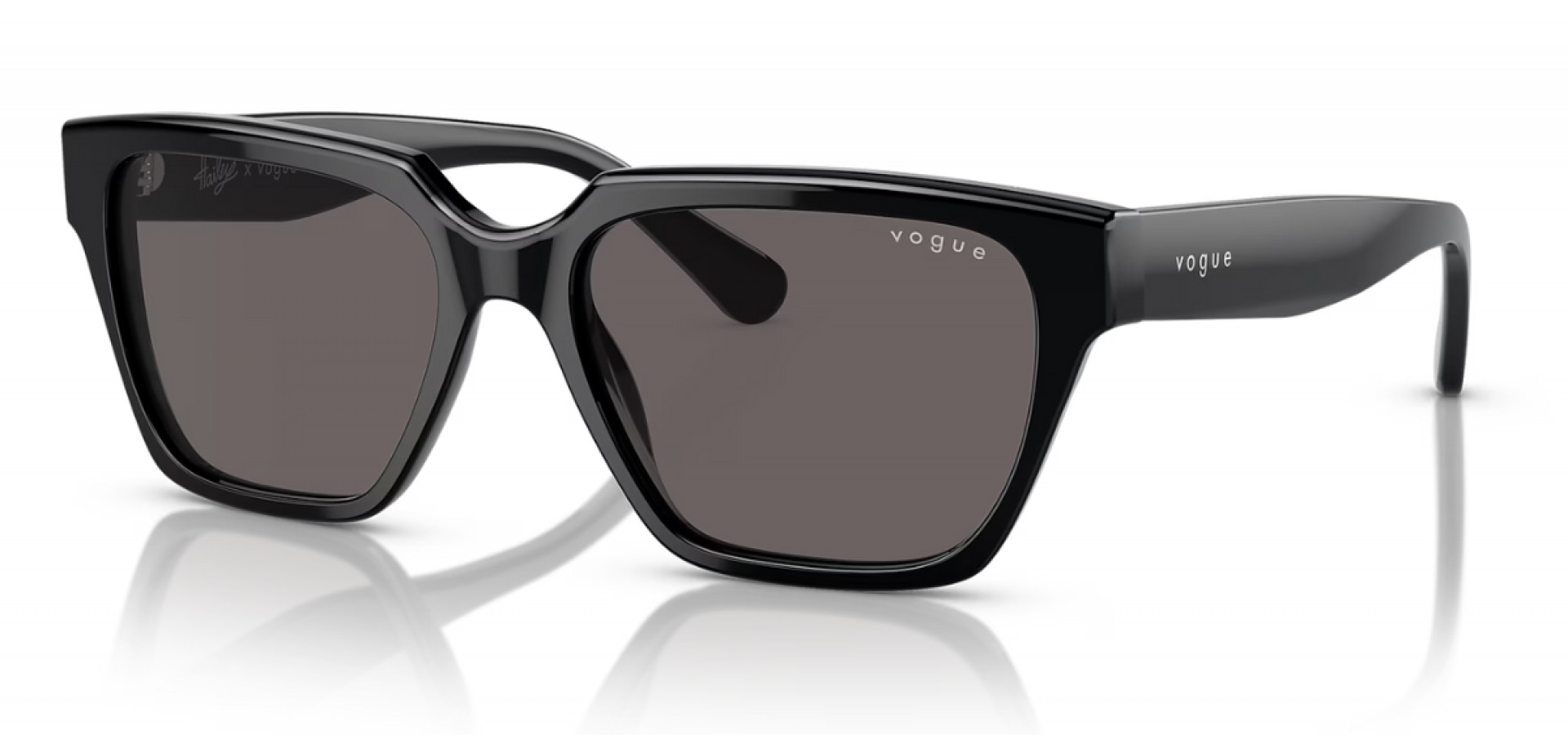 Sunčane naočale Vogue Eyewear 0VO5512S 53 W44/87 Hailey x Vogue: Boja: Black, Veličina: 53-17-140, Spol: ženske, Materijal: acetat