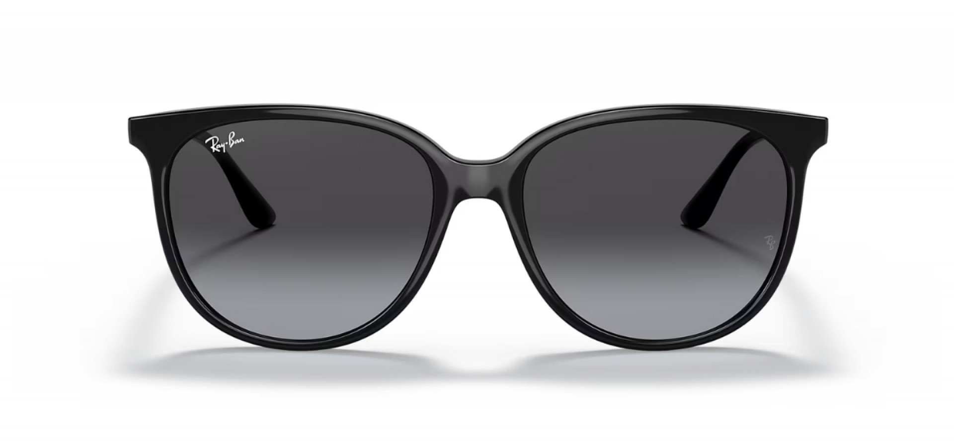 Sunčane naočale Ray-Ban 0RB4378 54 601/8G: Boja: Polished Black, Veličina: 54-16-145, Spol: ženske, Materijal: acetat