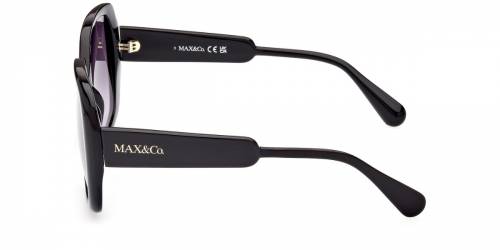 Sunčane naočale Max&Co MO0048 56 01B: Boja: Black, Veličina: 56-19-140, Spol: ženske, Materijal: acetat