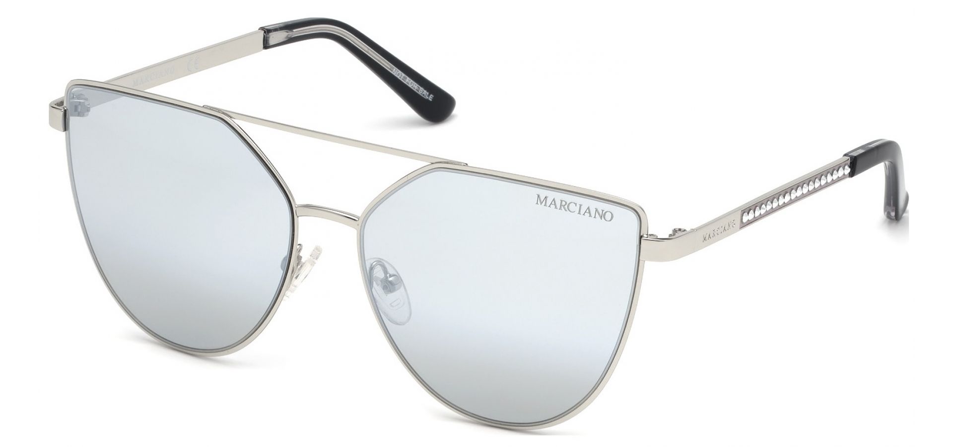 Sunčane naočale Guess by Marciano GUESS BY MARCIANO 0778: Boja: Silver Grey, Veličina: 59-16-146, Spol: ženske, Materijal: metal