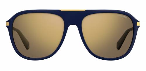 Sunčane naočale Polaroid PLD 2070/S/X: Boja: Blue Gold, Veličina: 58/18/145, Spol: muške, Materijal: acetat, Vrsta leće: polarizirane