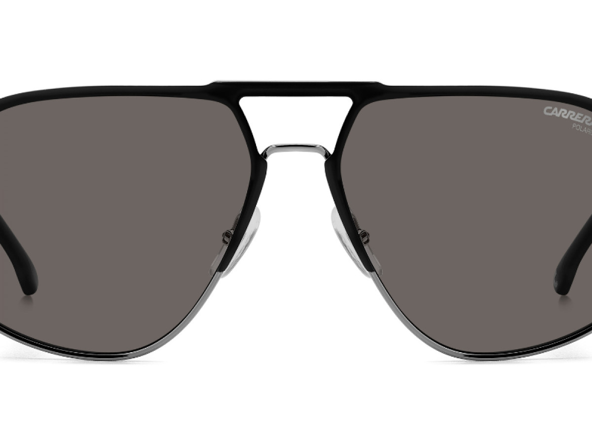 Sunčane naočale Carrera CARRERA 318/S RZZ 60M9: Boja: Matte Black Dark Ruthenium, Veličina: 60-16-145, Spol: muške, Materijal: čelik, Vrsta leće: polarizirane