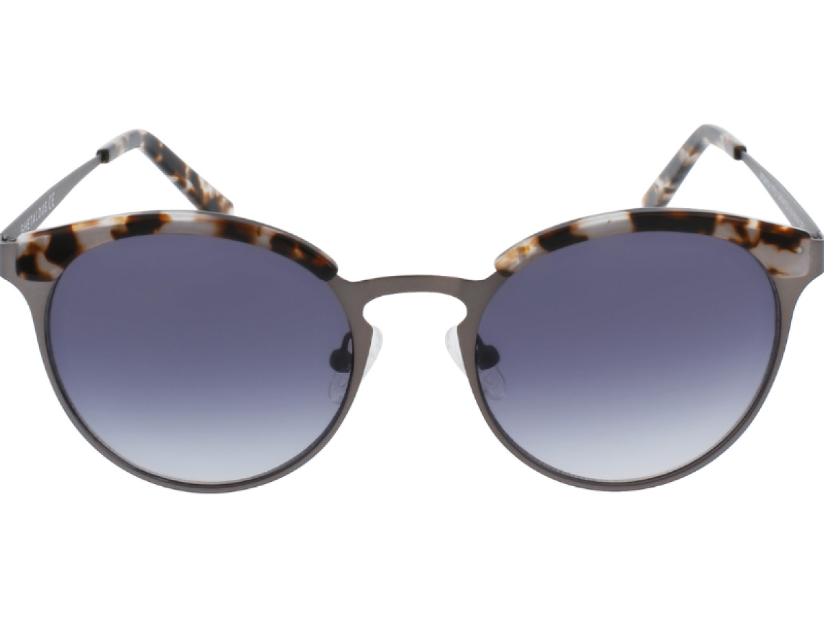 Sunčane naočale Ghetaldus GHS-W123-2: Boja: White Havana, Veličina: 50-18-140, Spol: ženske, Materijal: metal, Vrsta leće: nepolarizirane