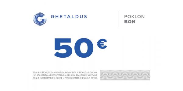 Ghetaldus POKLON BON 50 EURA, Poklon bon